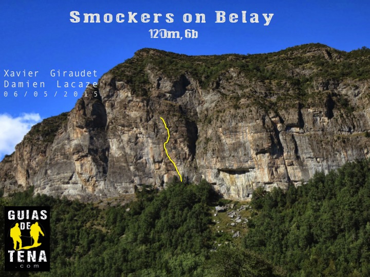 Smockers on Belay, Peña Solano, Escarrilla