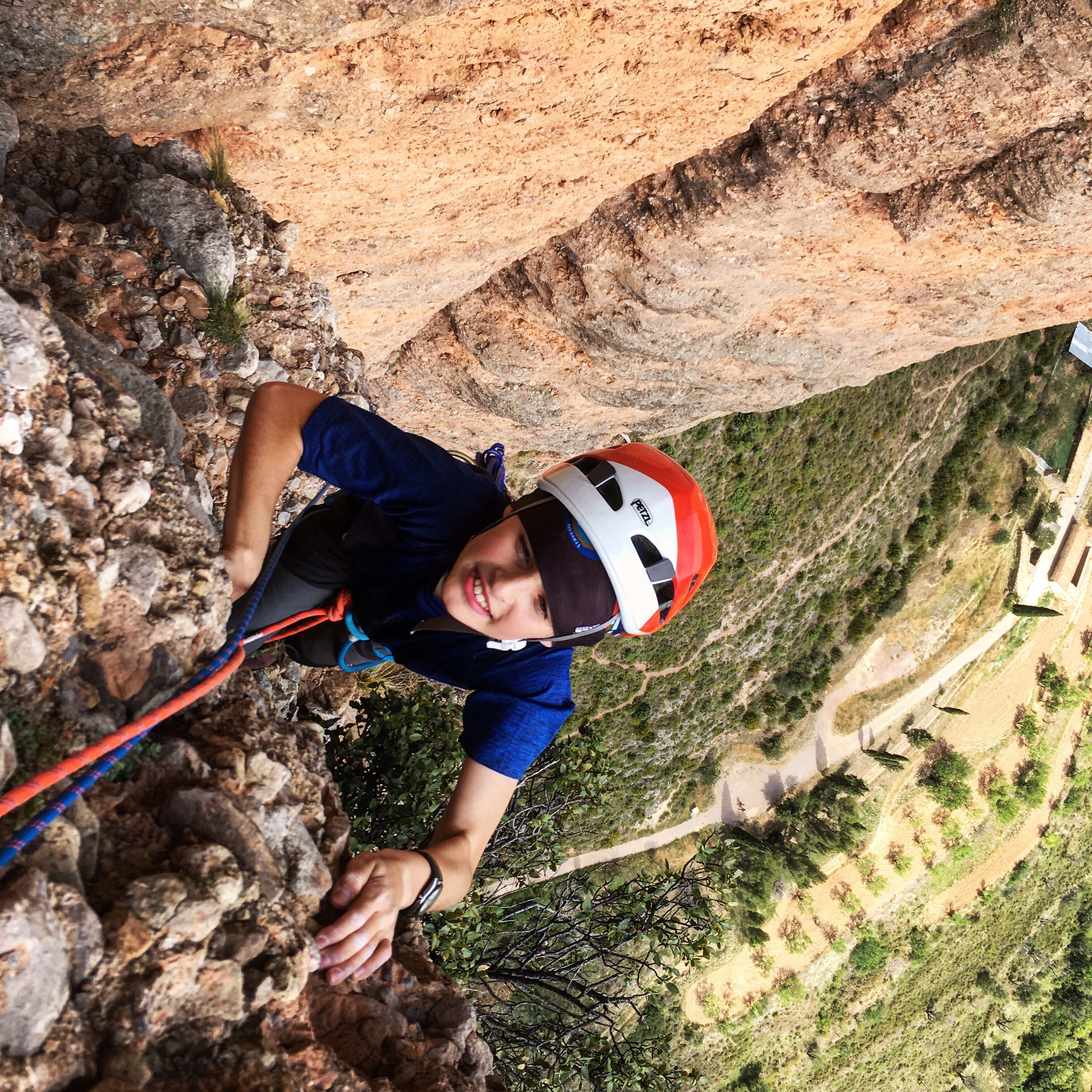 ESCALADA EN RIGLOS, el Puro a los 13!!